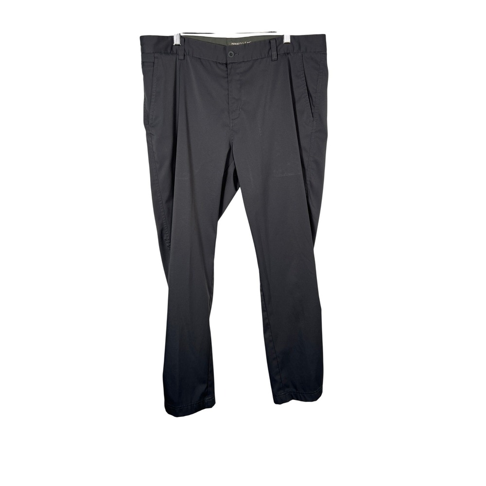 Nike Golf Dri-FIT Pants Gray Performance Stretch Chino Trousers 36x32 Mens